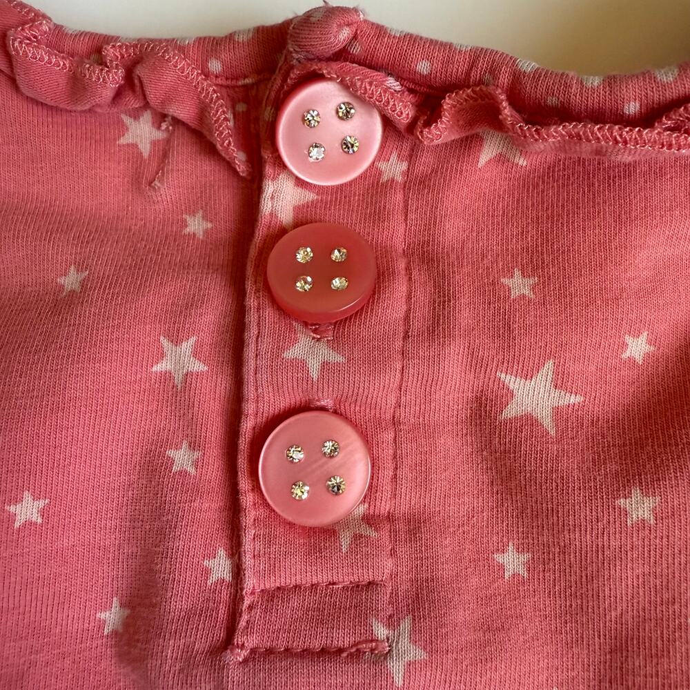 Matilda Jane Girls Eisley Pink Star Long Sleeve Top 4 - Picture 9 of 9
